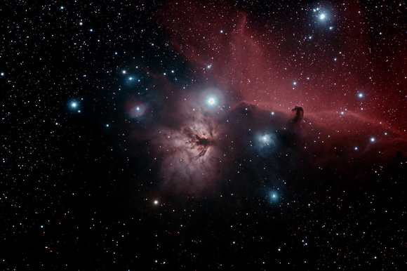 Horsehead and Flame from the Winter Star Party 2010
