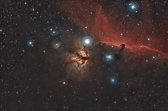 Horsehead and Flame Reprocess PixInsight 1.8
